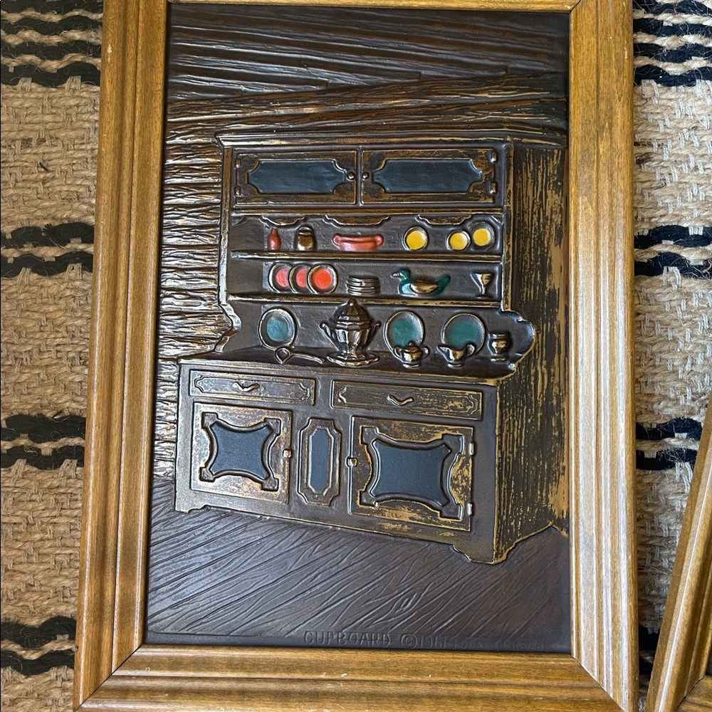 Vintage 60’s wall art - Picture 2 of 10